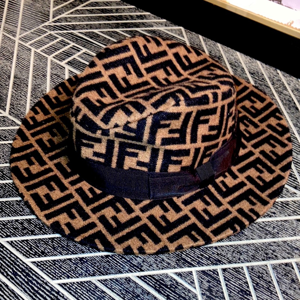 Fendi Zucca brim hat